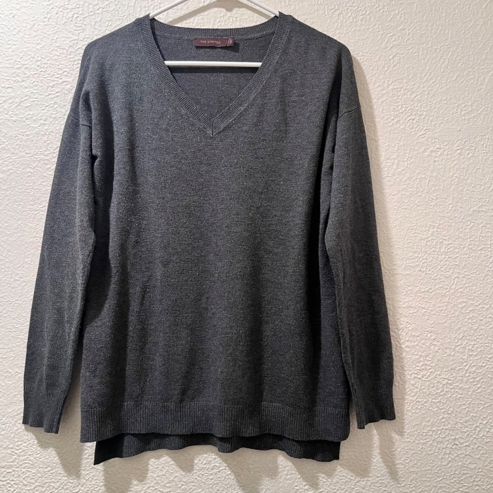 The Limited‎ Mens Elbow Patch V neck Pullover Sweater Size L